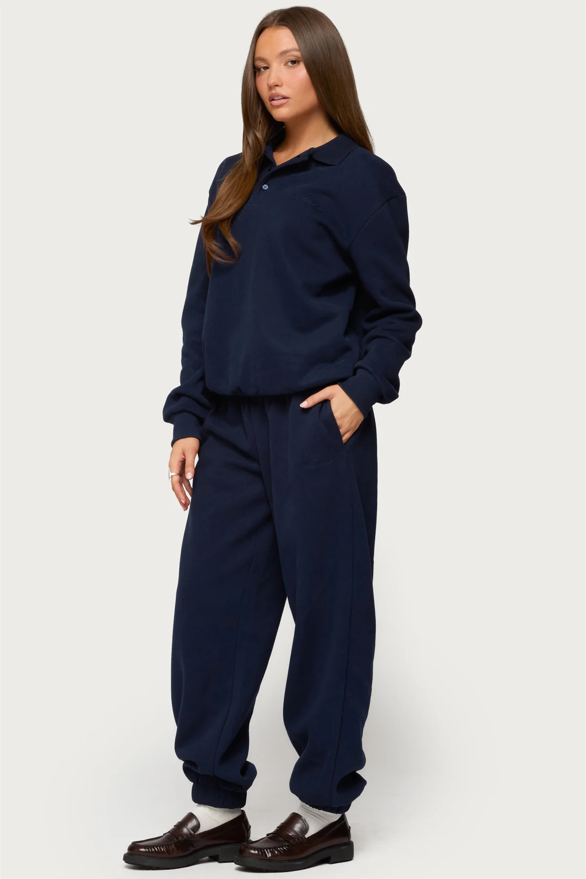 Jayce Oversized Edikted Polo Sweatshirt - Image 4