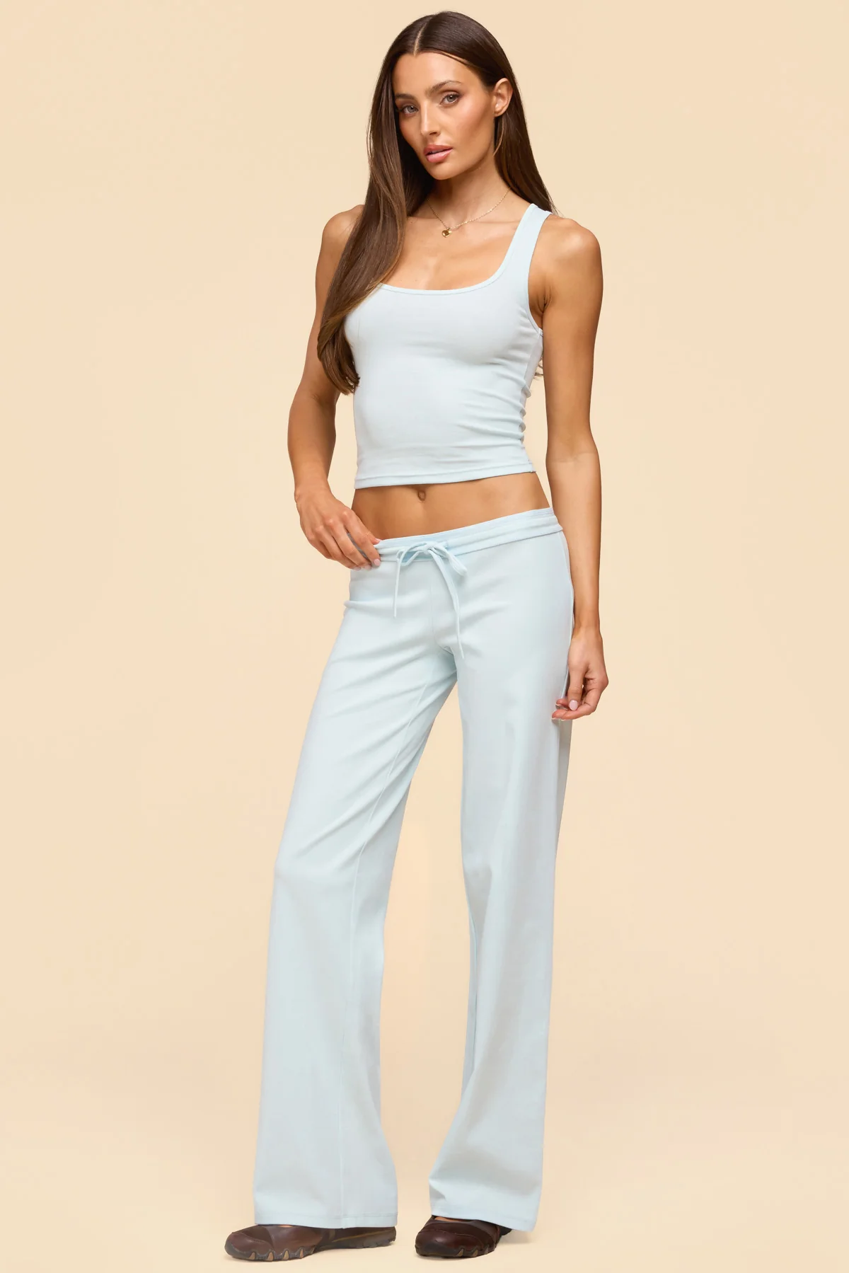 Linda Ribbed Scoop Neck Tank Top - Image 4