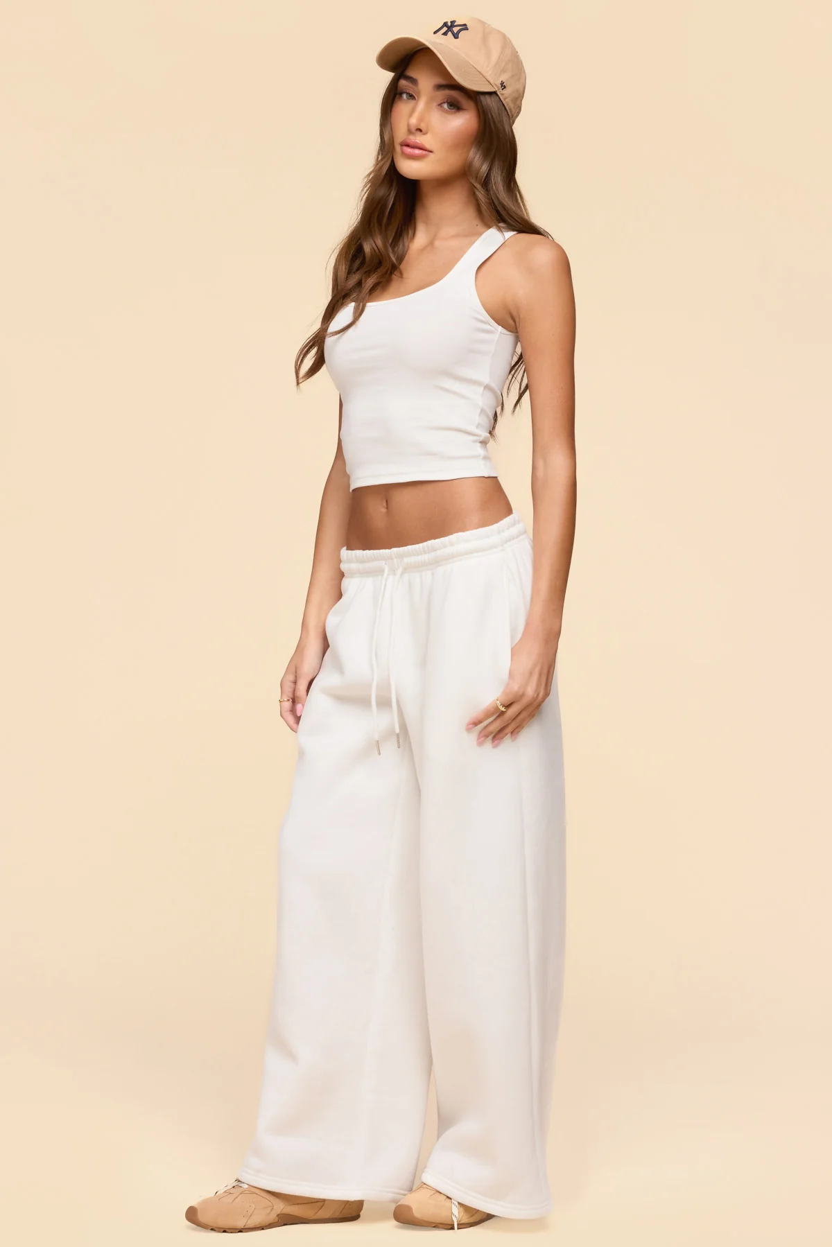 Linda Ribbed Scoop Neck Tank Top - Image 6