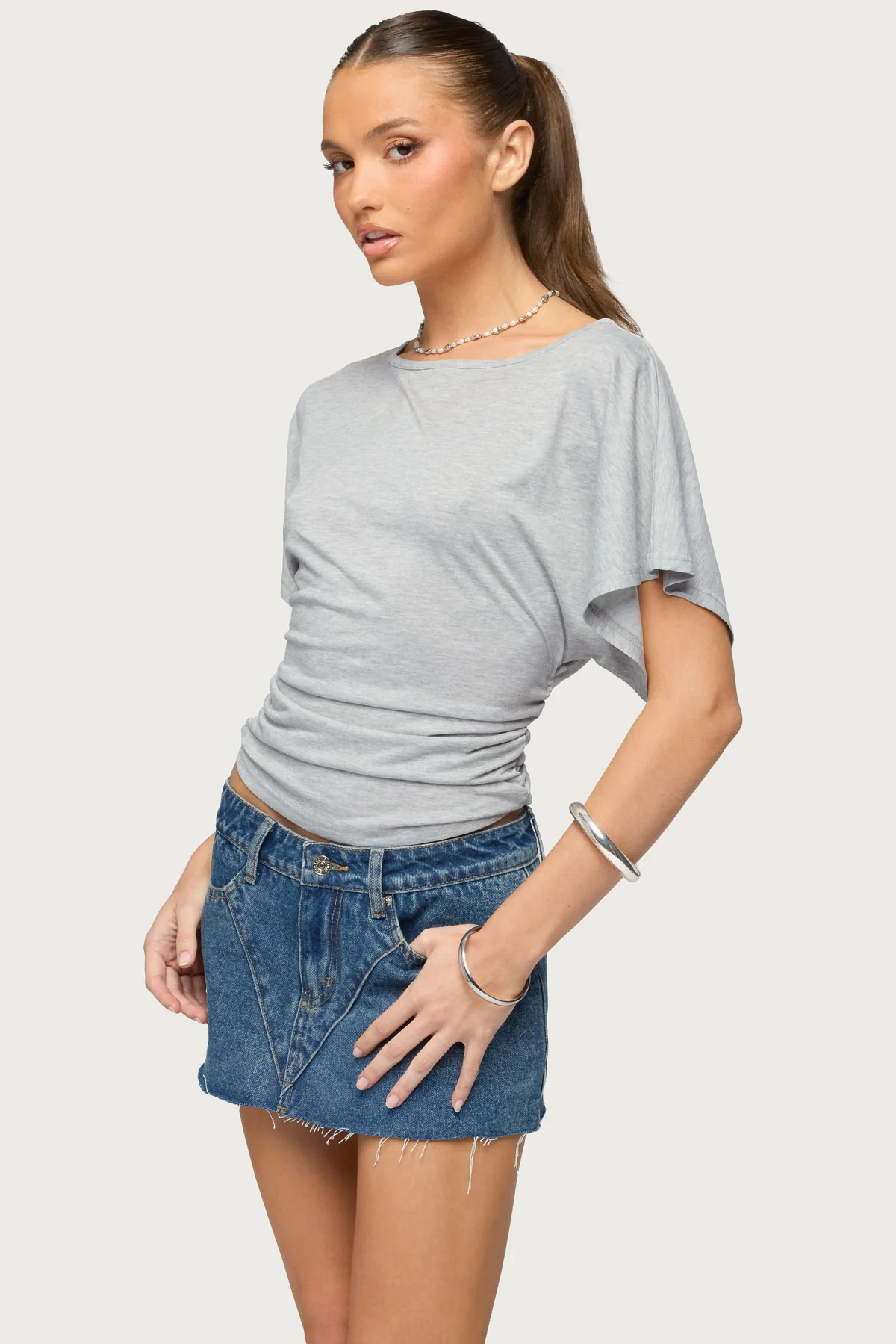 Abriana Ruched Waist Top - Image 3