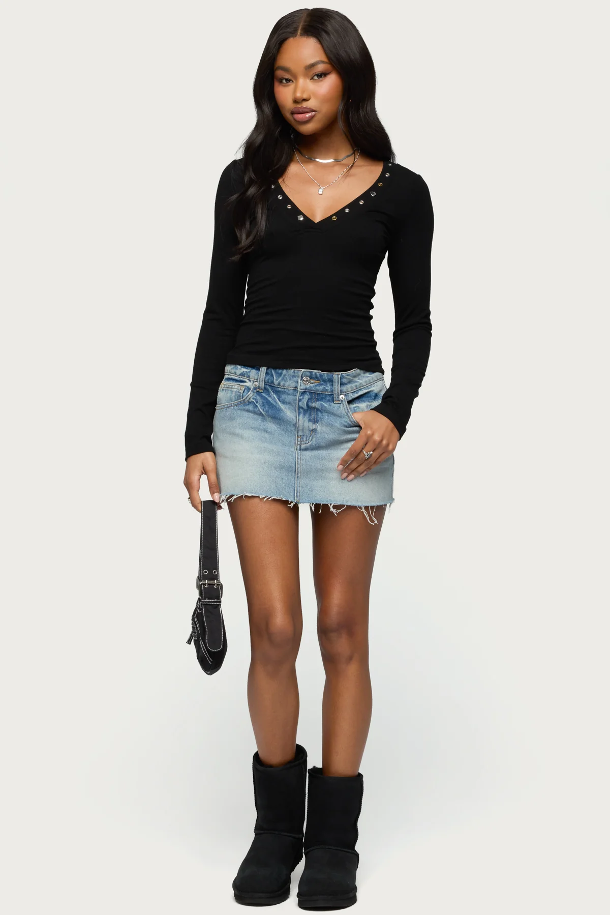 Rossie Stud & Button Top - Image 2