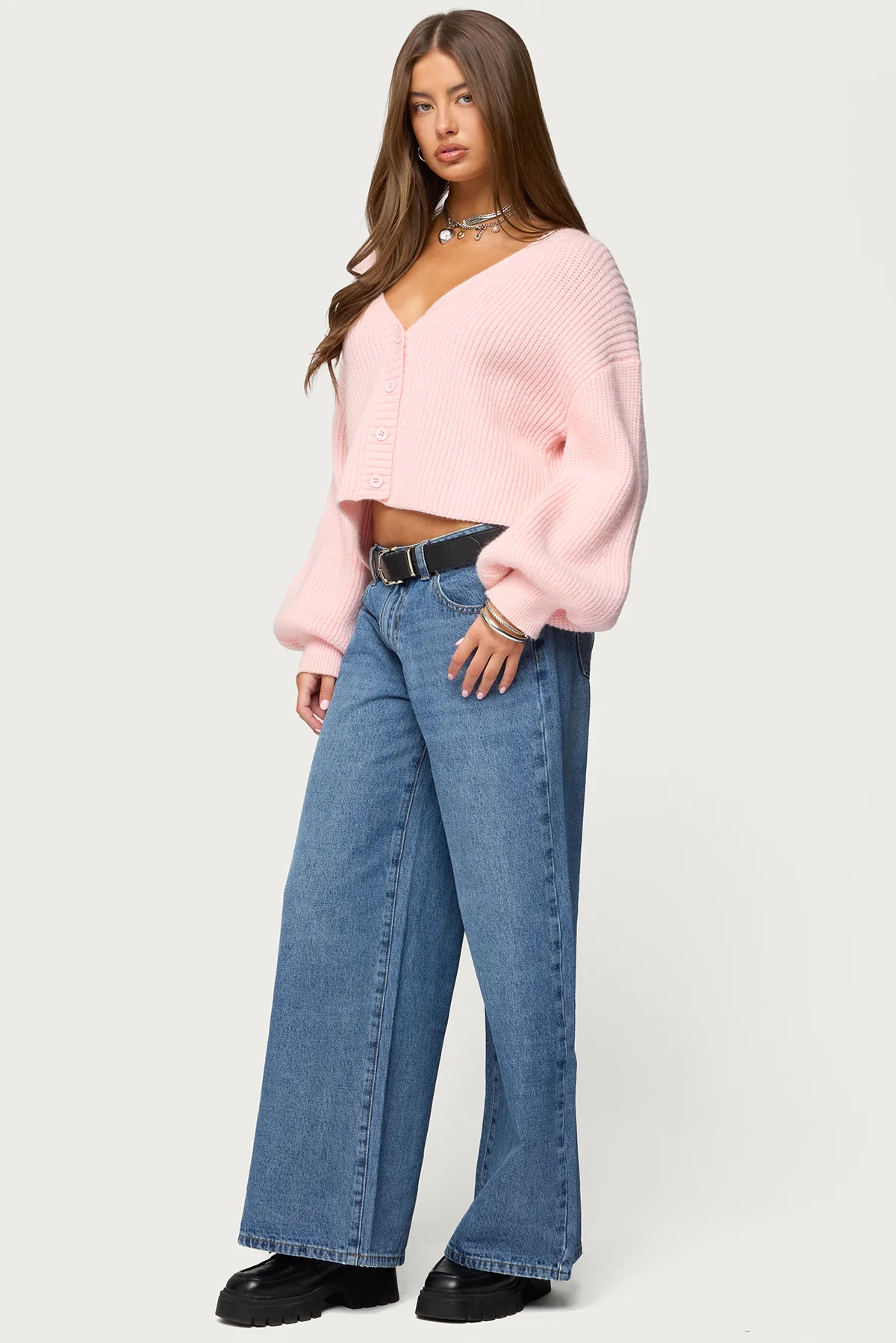 Skye Low Rise Baggy Jeans - Image 3