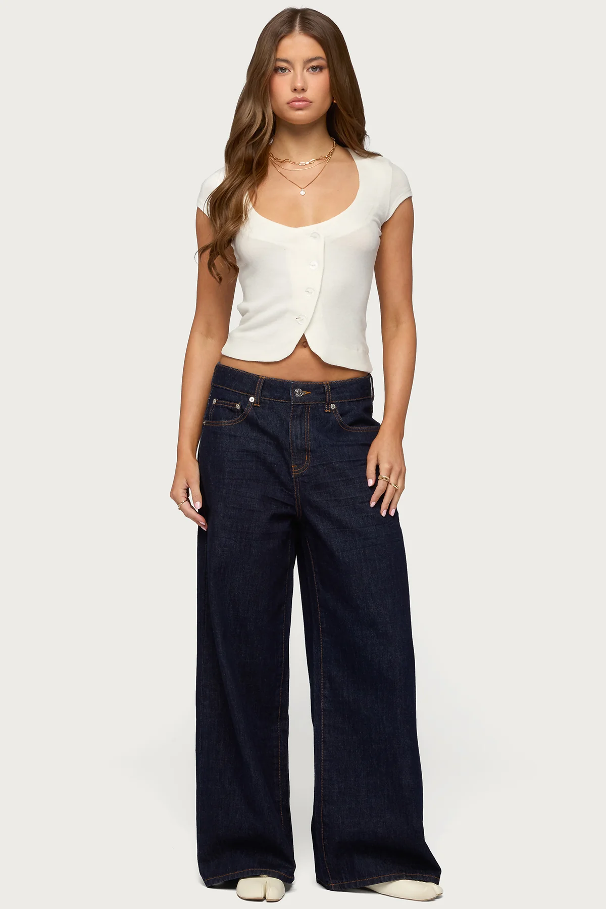 Blaunca Asymmetric Knit Top - Image 5