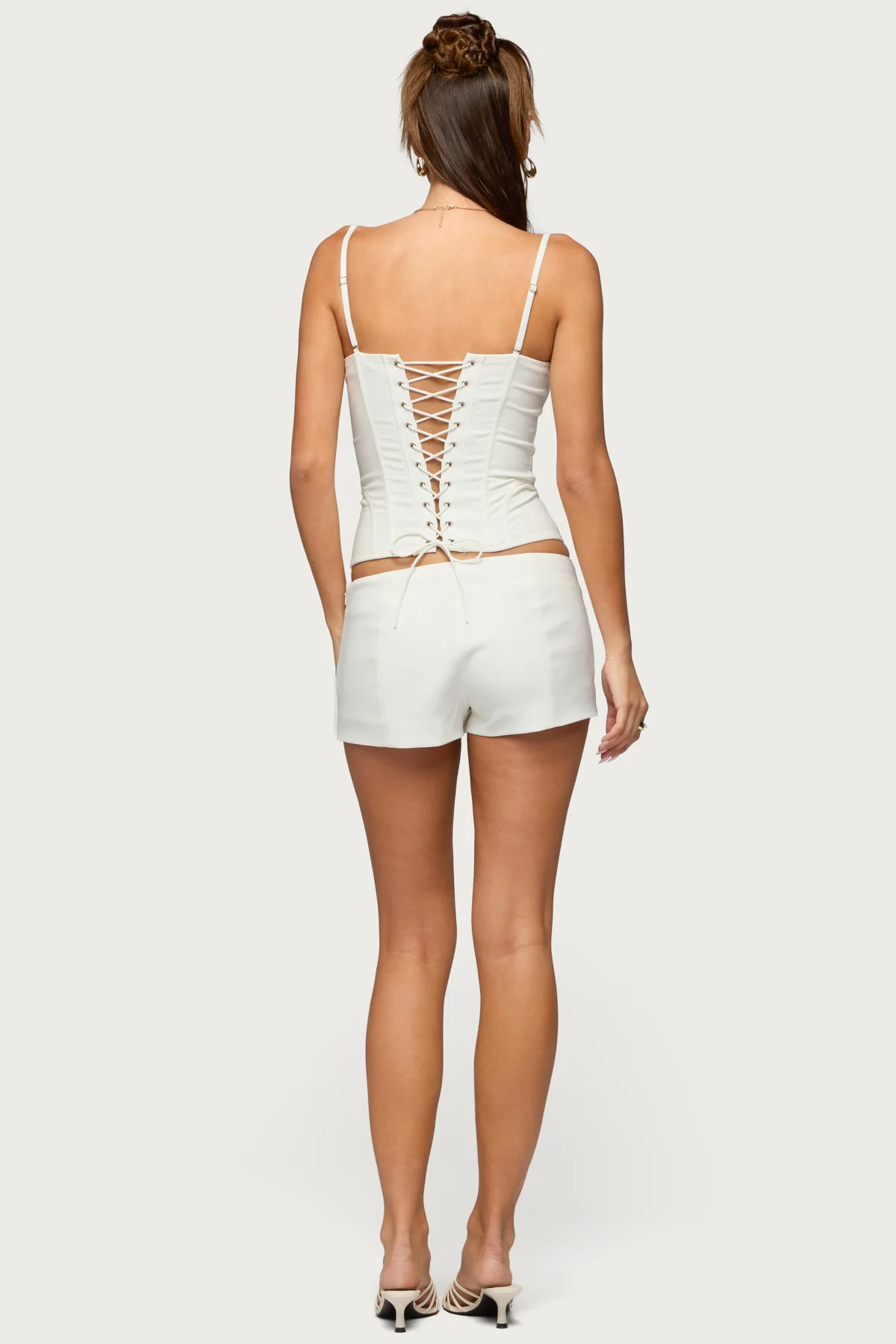 Alixa Pleated Detachable Straps Corset - Image 5