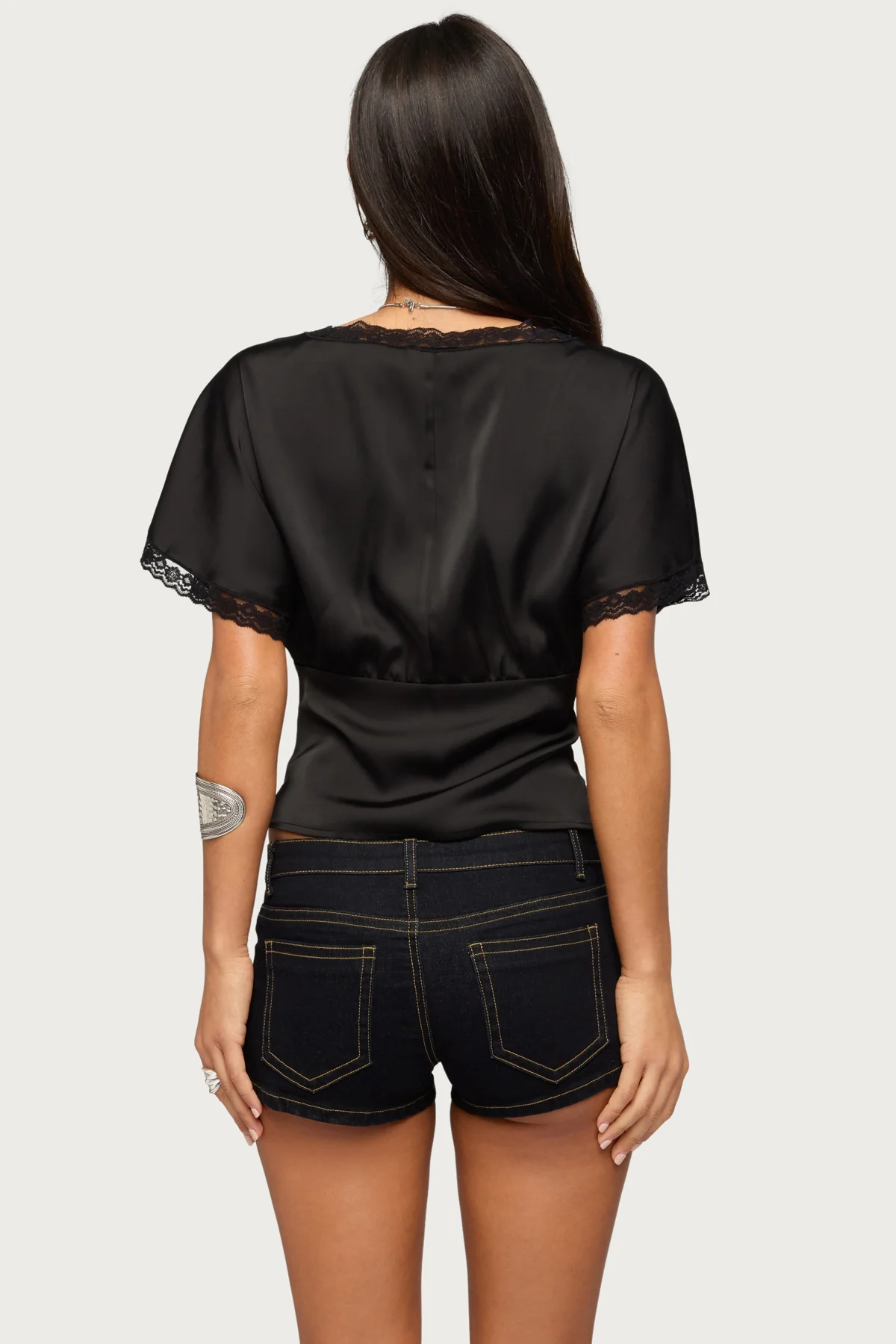 Ihara Lacey Cinched Waist Top - Image 5