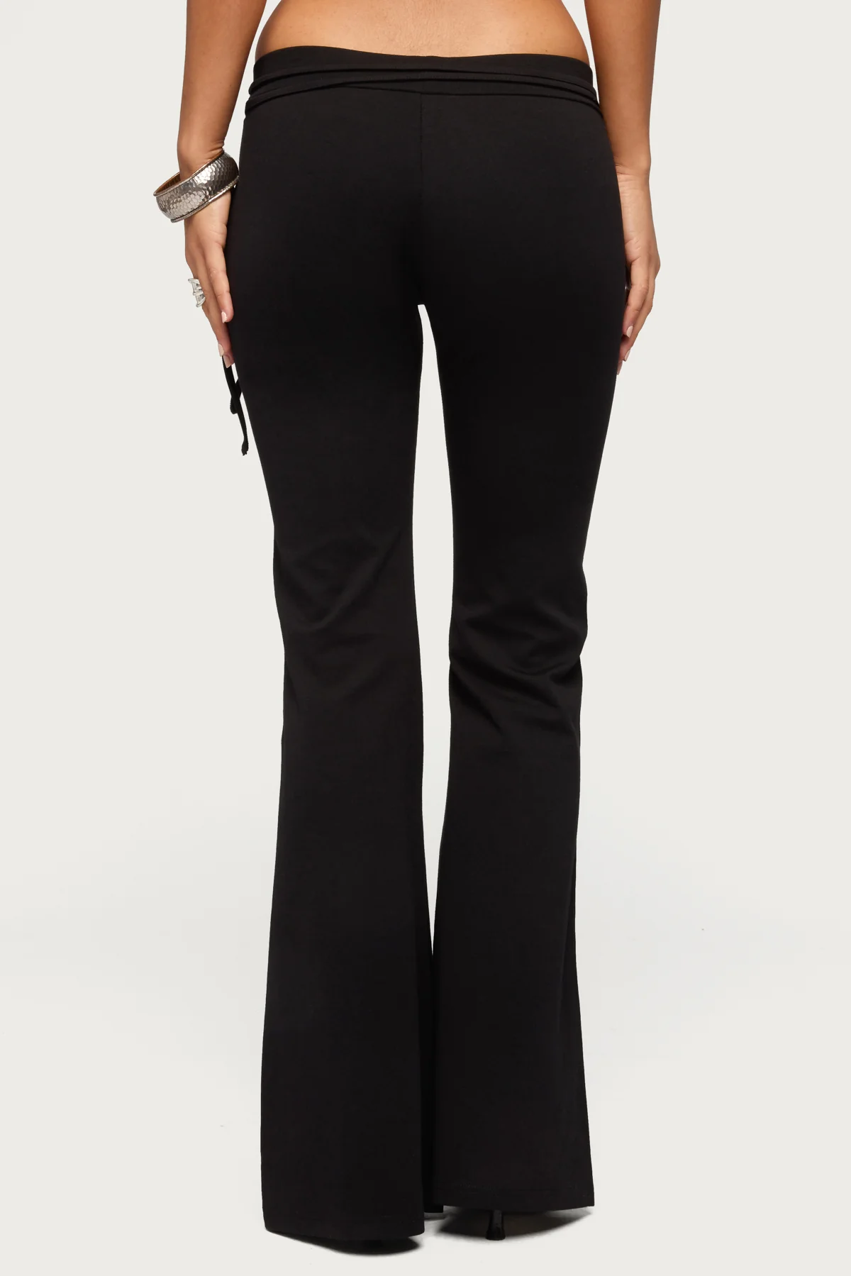 Junipar Waist Tie Flared Pants - Image 5