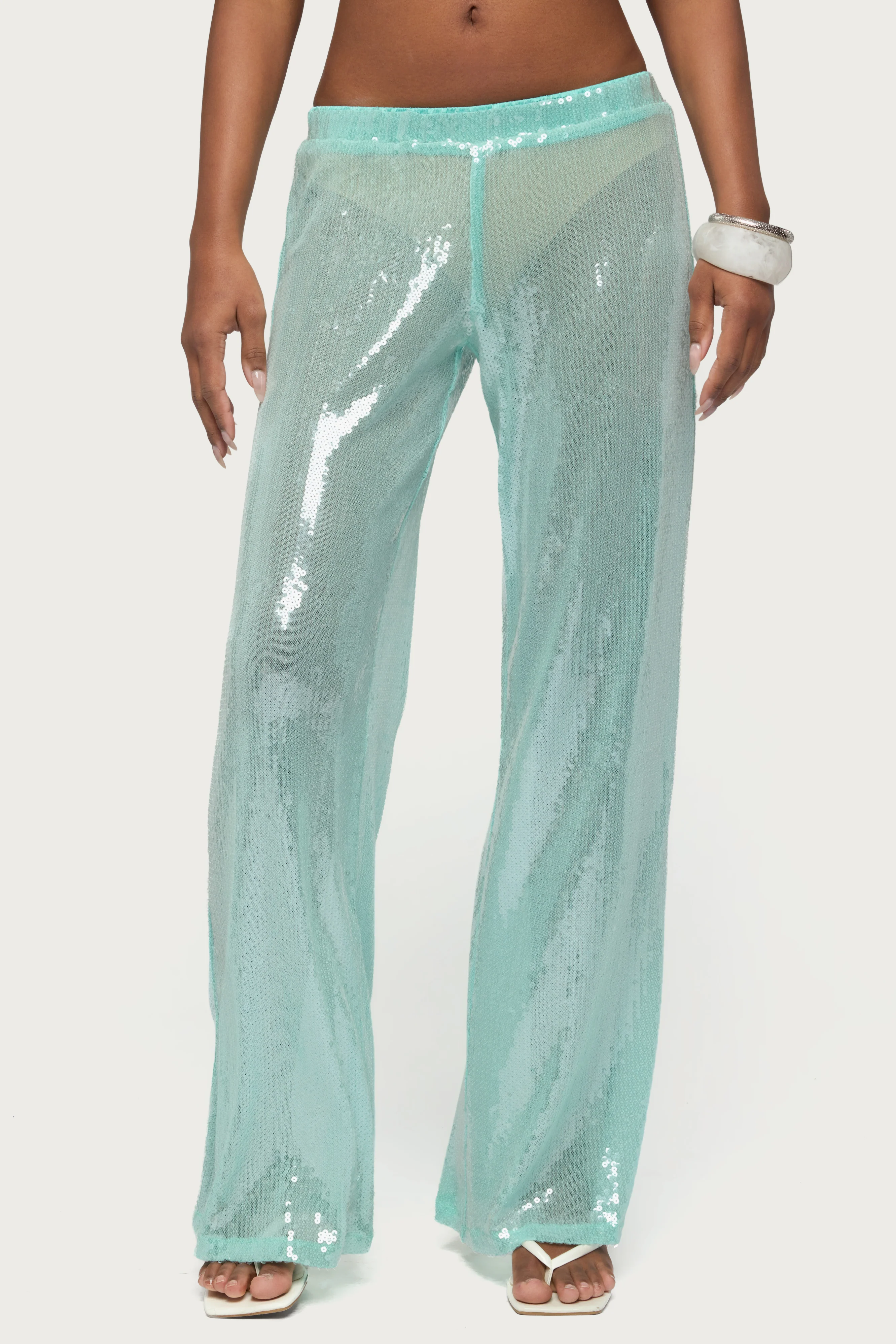Avalee Sequin Wide Leg Pants - Image 2