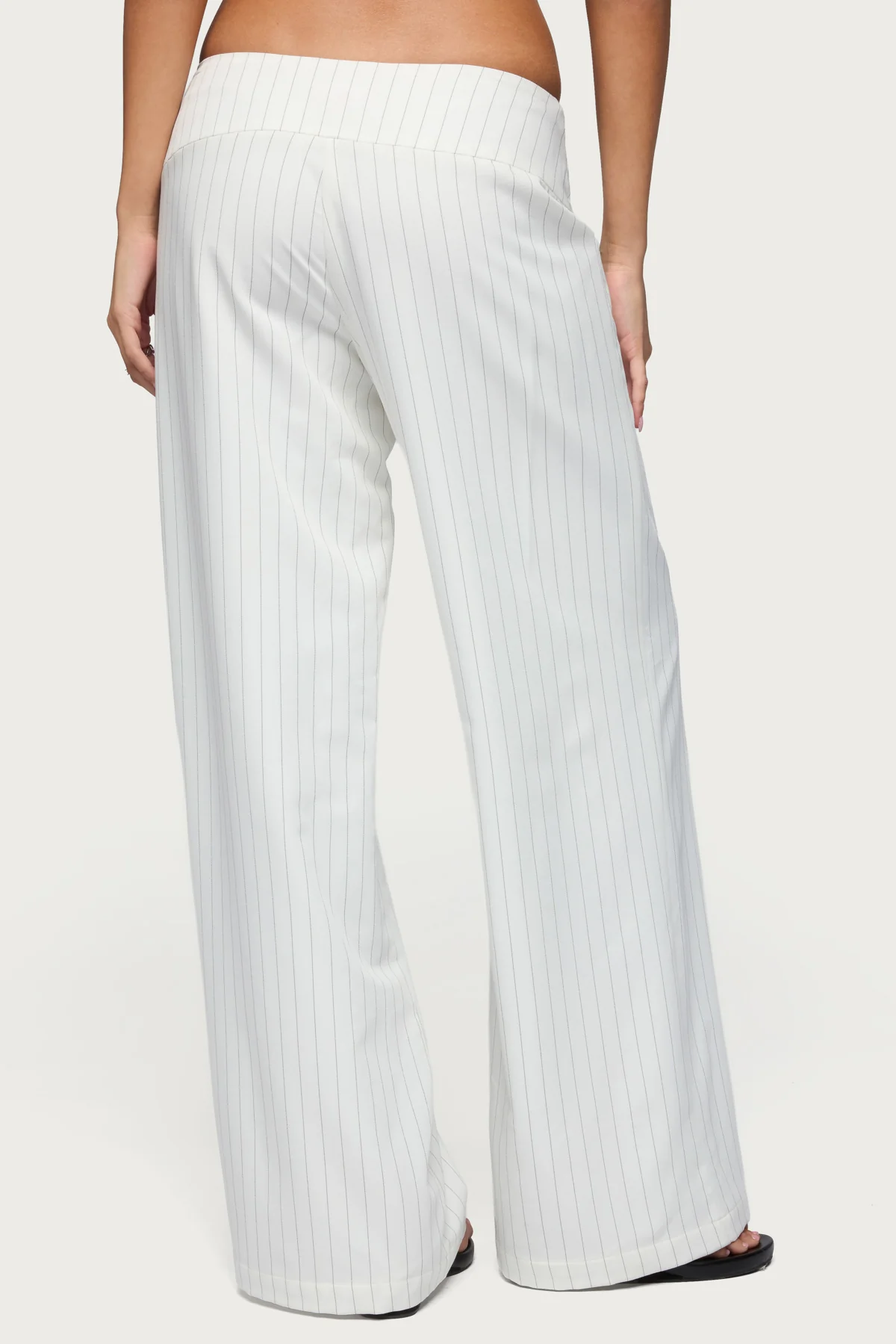 Parker Pinstripe Tie Belt Pants - Image 5