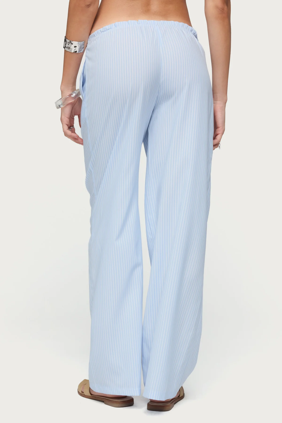 Cersei Striped Low Rise Pants - Image 5