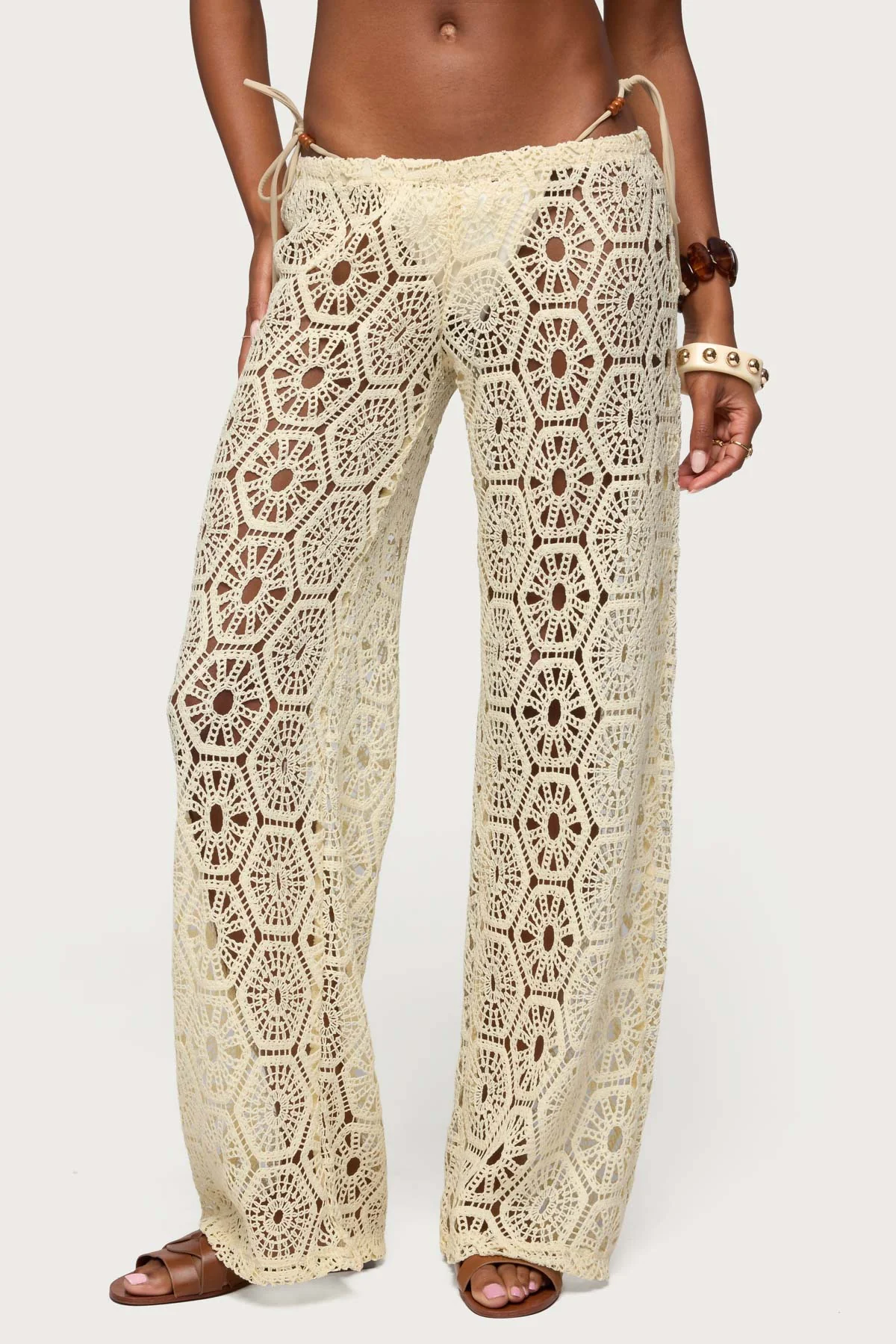 Amrita Baggy Crochet Pants - Image 2