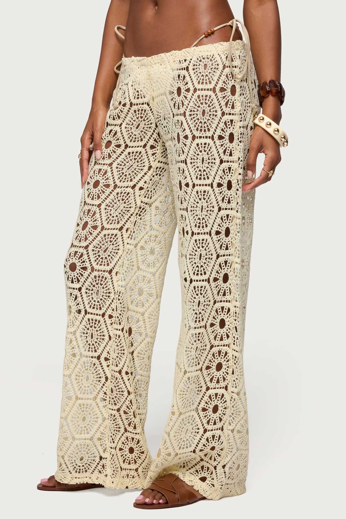 Amrita Baggy Crochet Pants - Image 4