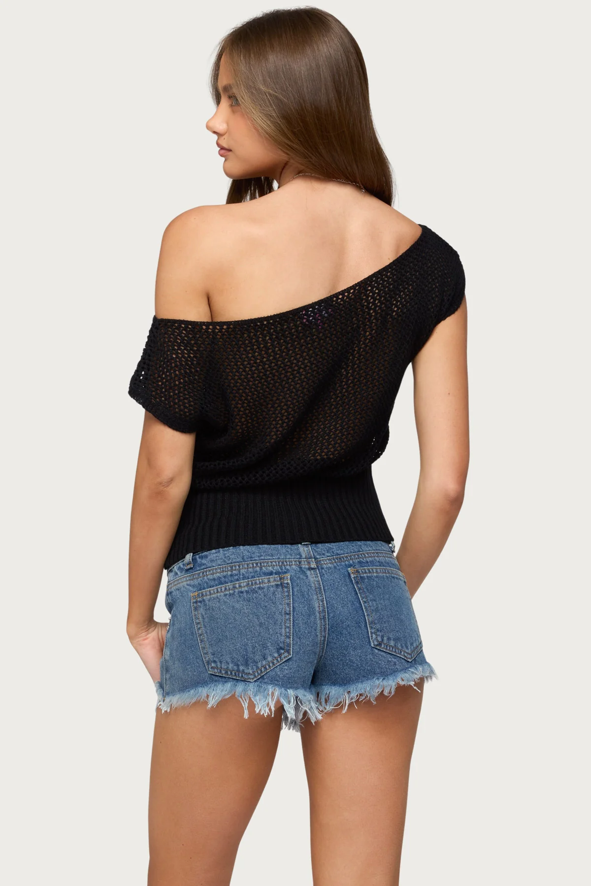 Cyra Floral Knit Off Shoulder Top - Image 5