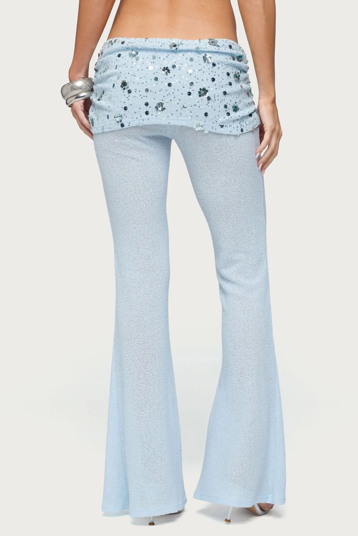 Zephyra Beaded Foldover Pants - Image 4