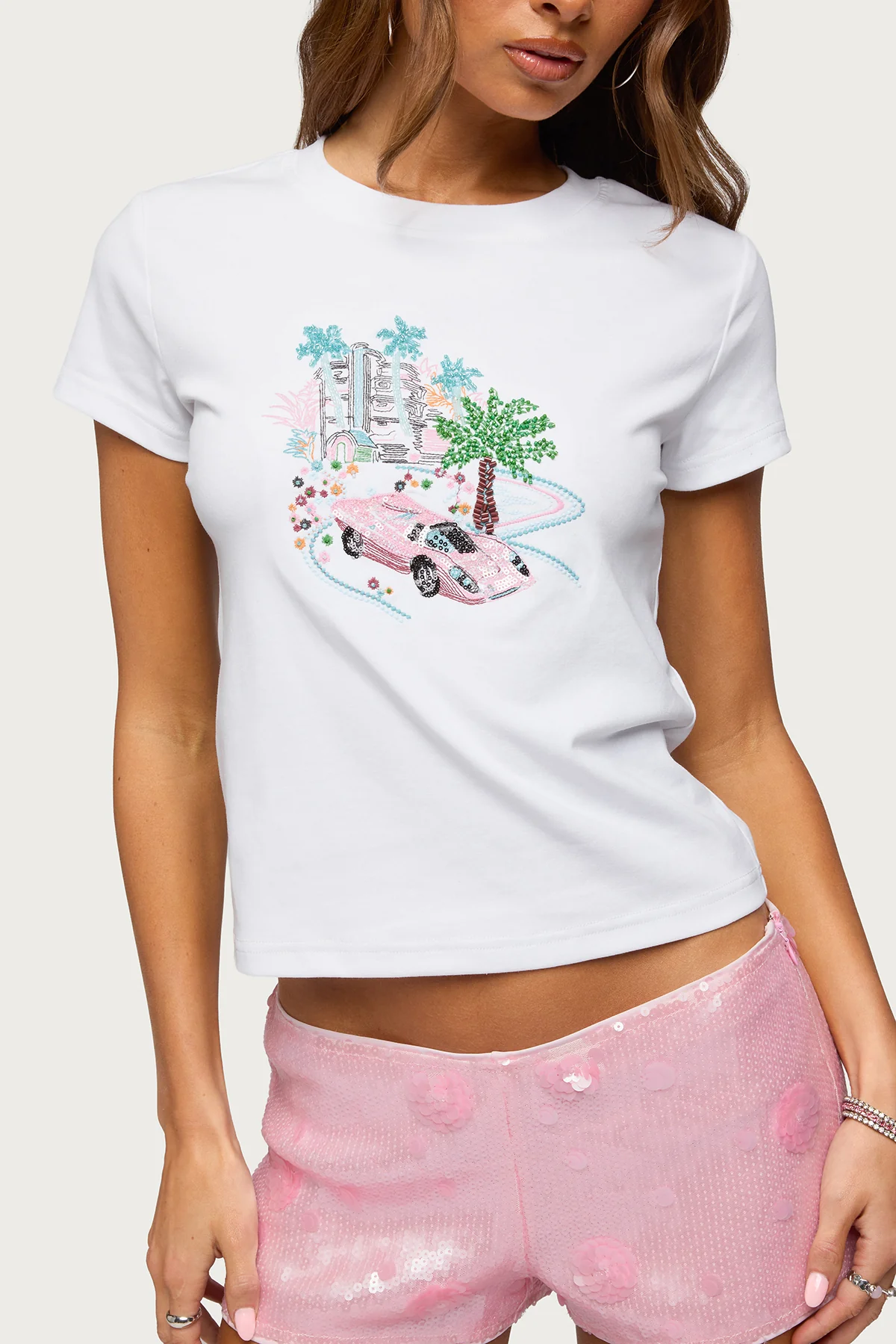 City Angel Beaded Baby T Shirt - Image 2