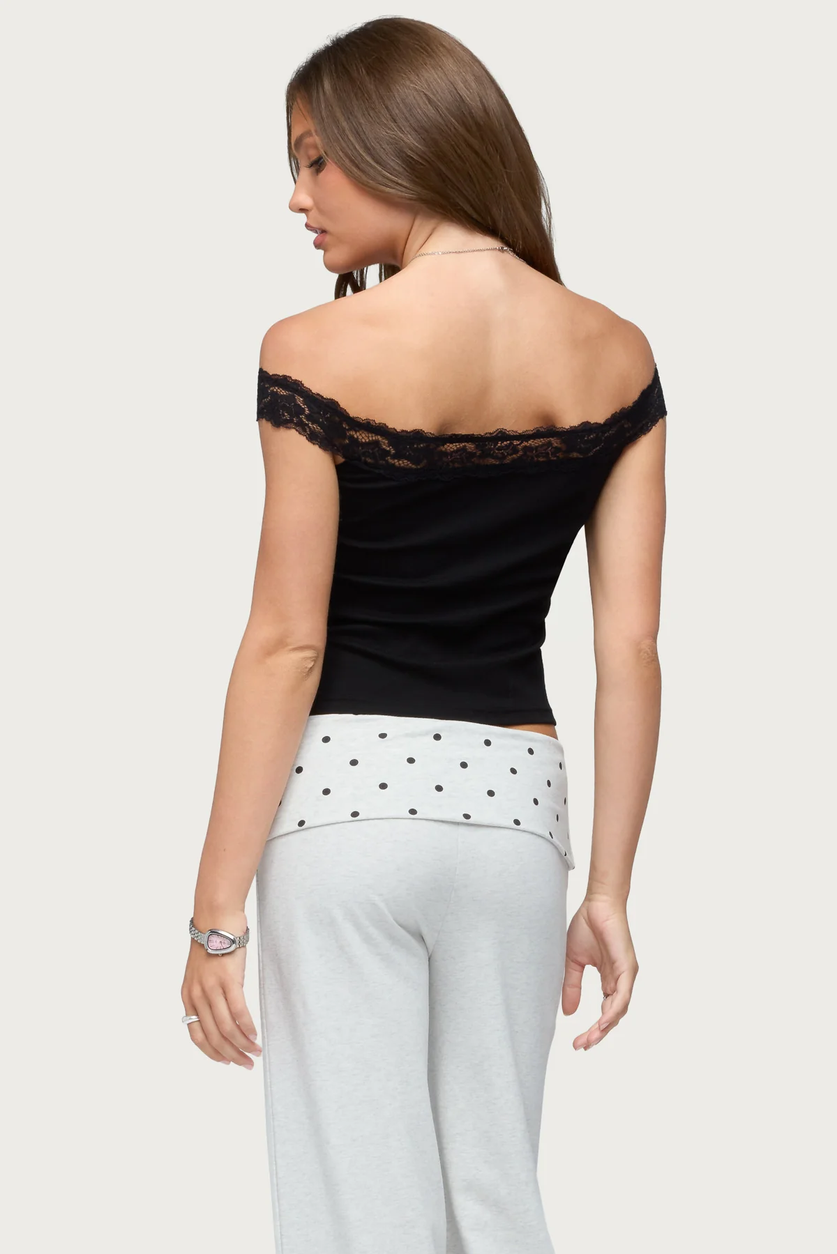 Freya Lacey Off Shoulder Top - Image 5